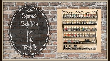 Quick Crafting Tip - Storage Solution for Ink Refills