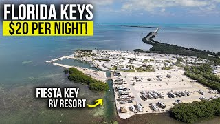 Fiesta Key RV Resort for $20 PER NIGHT!  (Full Park Tour)