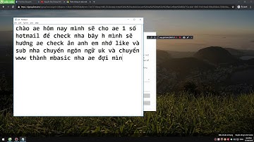 [Tricker] Share Hotmail Và Hướng Dẫn Check ẠC Cổ