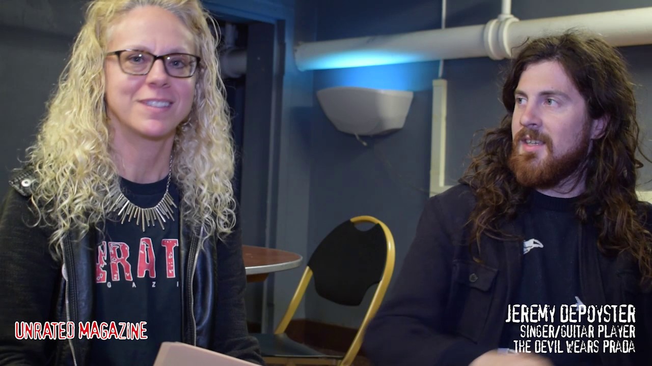 Interview with Jeremy DePoyster of Devil Wears Prada for Unrated Magazine