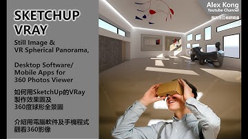 SketchUp Vray - VR Spherical 360° Panorama Setup