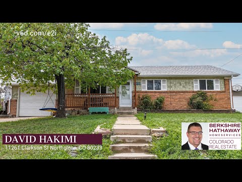 11261 Clarkson St, Northglenn, CO home video tour