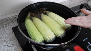 How to boil corn - 煮玉米時 