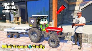 Franklin & shinchan Buy Mini RC Tractor and Trolly in GTA 5 | JNK GAMER screenshot 3