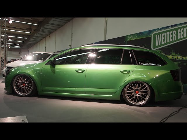 Skoda Octavia 5E RS mit gepfeffert.com Gewindefahrwerk