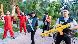 Alpha Nerf War : Army Team  SEAL X Nerf Guns Fight Crime Dr Lee Crazy Save The Underworld