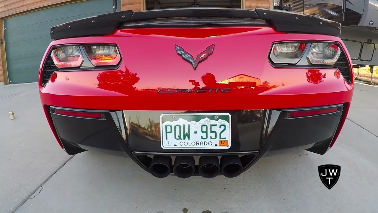 LOUD Chevrolet Corvette C7 Z06 w/ Armytrix Valvetronic Exhaust! REVS