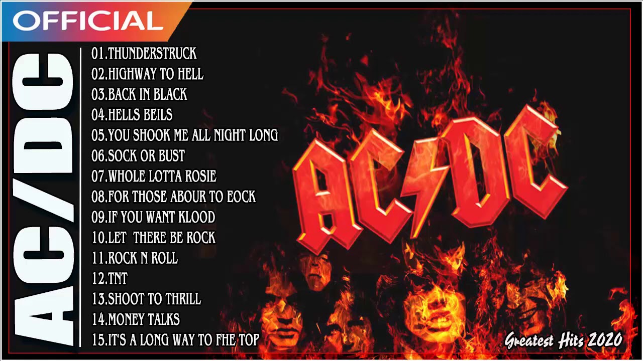 AC\DC Best Rock Songs The Best Songs Of Nonstop Playlist - YouTube