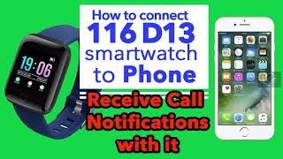 How to connect 116 d13 smartwatch to smartphone_ install D13 Smart Watch Application screenshot 4