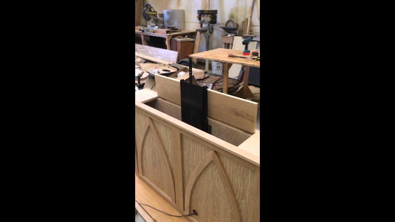 Motorised Tv Lift Cabinet Unit In Oak Suitable For Screen Sizes 32 Motorised Tv Lift Cabinet Unit In Oak Suitable For Screen Sizes 32 To 52