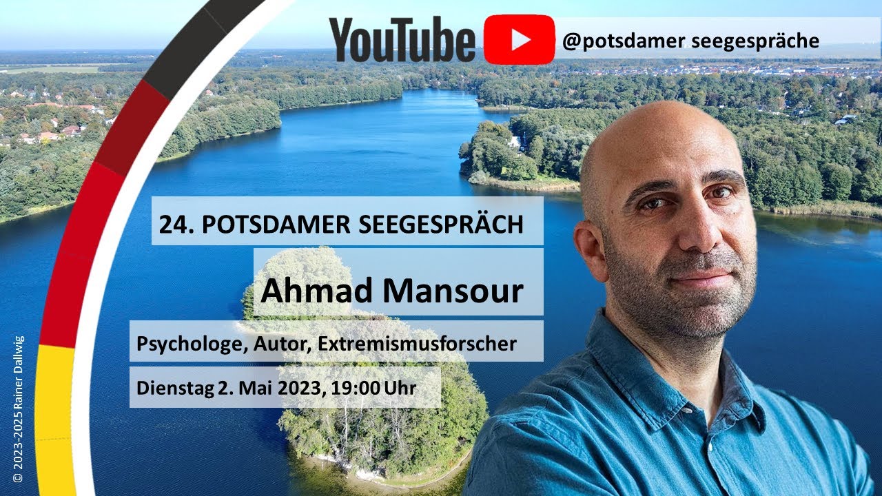 24. Potsdamer Seegespräch mit Ahmad Mansour, Psychologe, Autor, Extremismusexperte im Talk