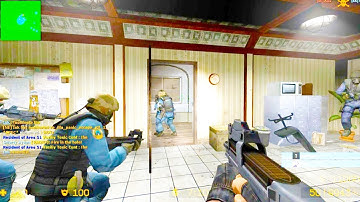 Counter Strike Source - Zombie Escape Mod online gameplay on ze_biohazard2_rpd map