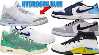 AIR JORDAN 3 HYDROGEN BLUE 2025, AJ 1 LOW OBSIDIAN, NINA CHANEL ABNEY AJ 3, AJ 17 LIGHTING + MORE