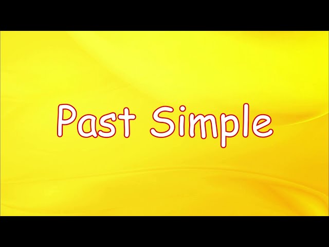 Past Simple. Practical quiz