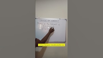 How to solve change of Subject questions. #mathguide #teachingmathematics