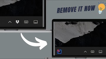 How to remove items from taskbar corner overflow