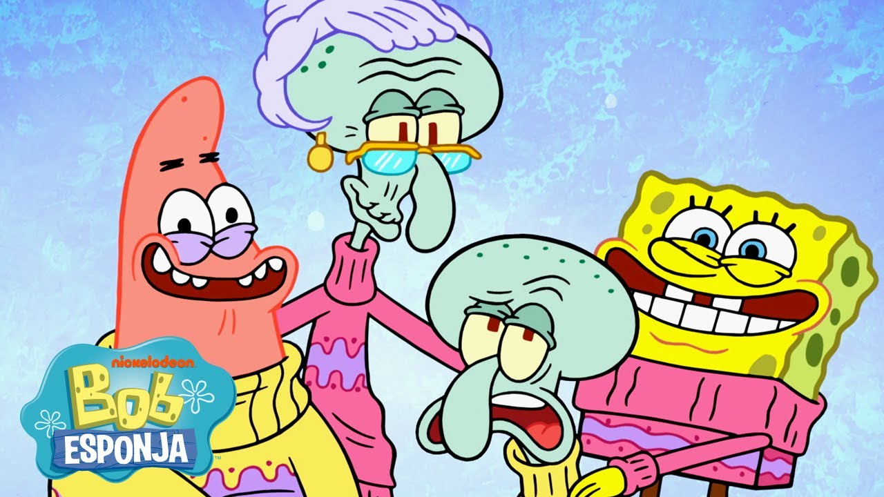 Bob Esponja | Os Melhores Momentos das Mães na Fenda do Biquíni! | Bob Esponja em Português