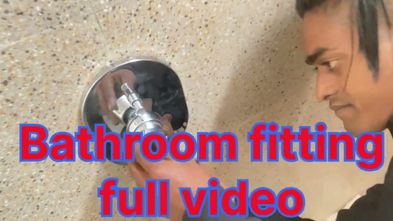 Bathroom, finishing water, checking video 🚿🛠️￼