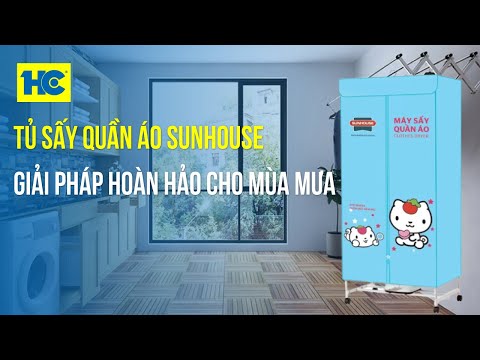 Video Tủ sấy quần áo SUNHOUSE giá chỉ từ 1 TRIỆU ĐỒNG - Giải... - youtube