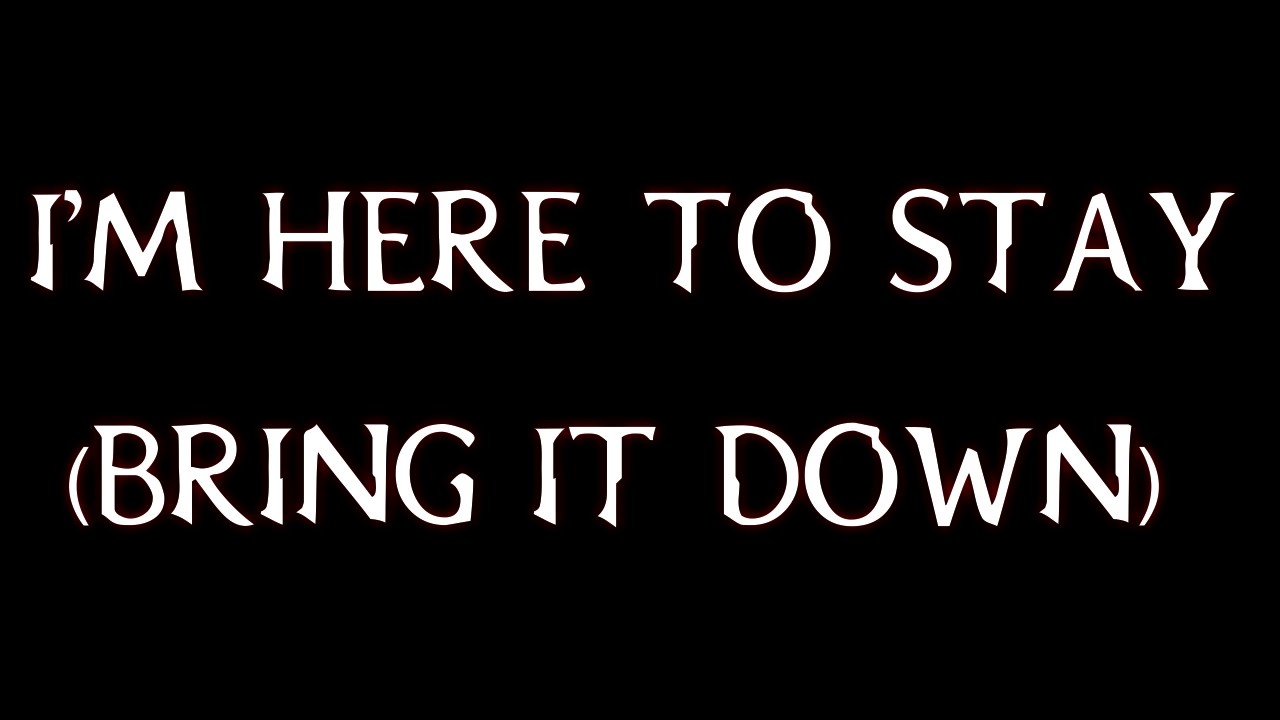 Korn - Here to Stay Lyrics - YouTube
