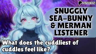 ASMR Relaxation Sea Bunny Snuggles with Merman Listener | Sappy Romance | Hypnosis &amp; Kalimba