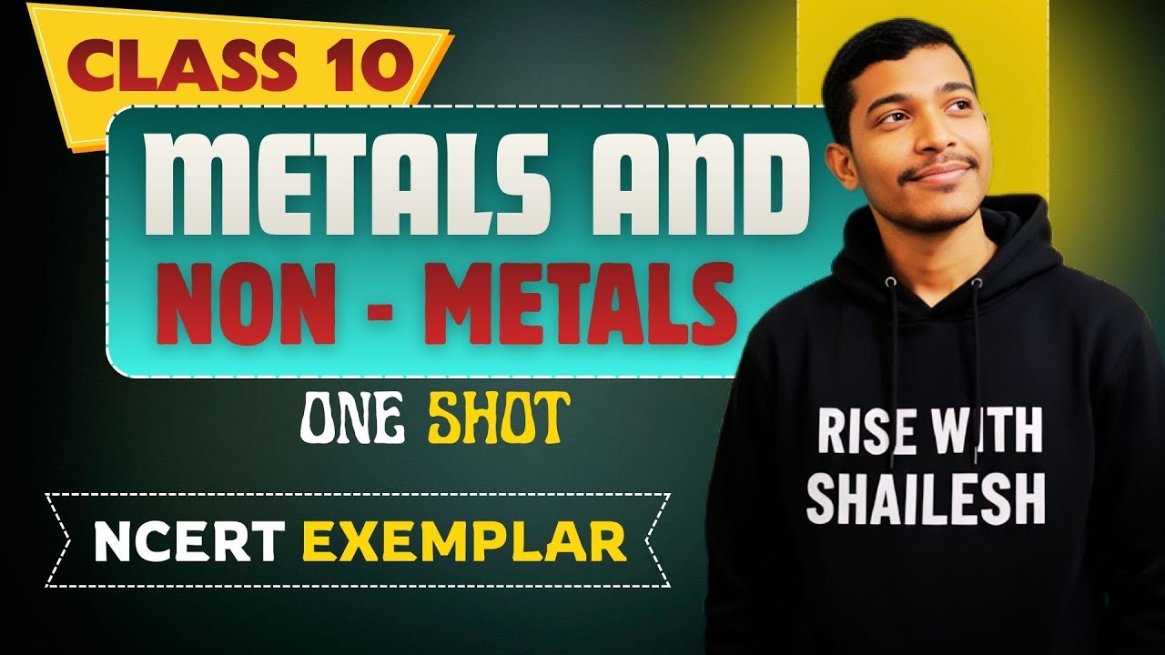 🔴 LIVE | Metals & Non-Metals Complete Chapter | Class 10 Science CBSE 2026 | Full Concepts + PYQs