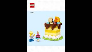 LEGO Instructions | Seasonal | 40780 | Birthday Cake | Birthday | Promotional