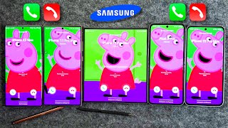 Samsung Galaxy A55 vs Note 20Ultra vs S24 Ultra vs Z Fold6 vs Z Flip6 Incoming Call at The Same Time