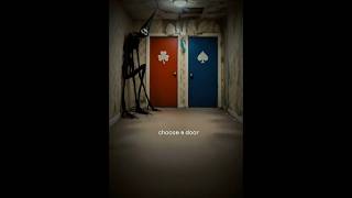 Download Lagu Two Doors. One Choice  #liminalspace #dreamcore #backrooms #liminal #creepyvibes #horror #choosedoor MP3