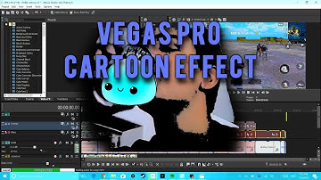 How to make a CARTOON EFFECT(VEGAS PRO 15)