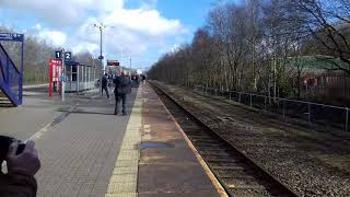 45562 1Z10 0809 Lancaster-Blackburn passing RoseGrove 29/2/2020