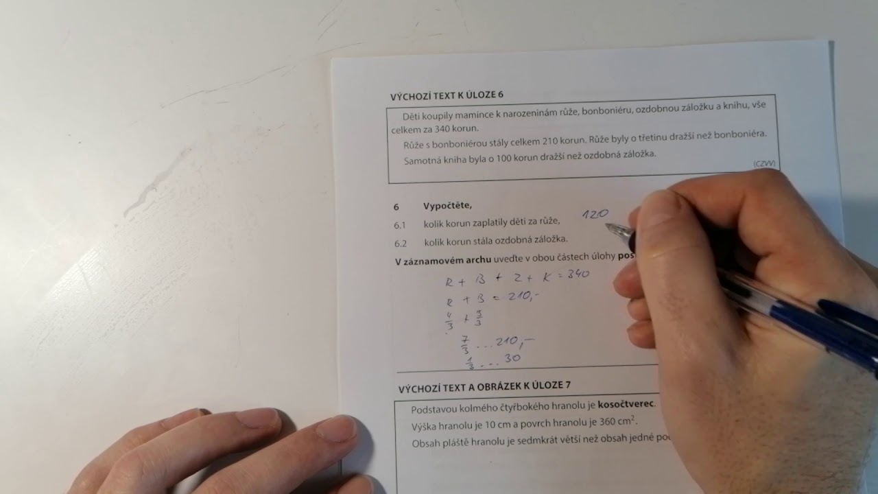 Přijímačky na 6letá gymnázia 2020