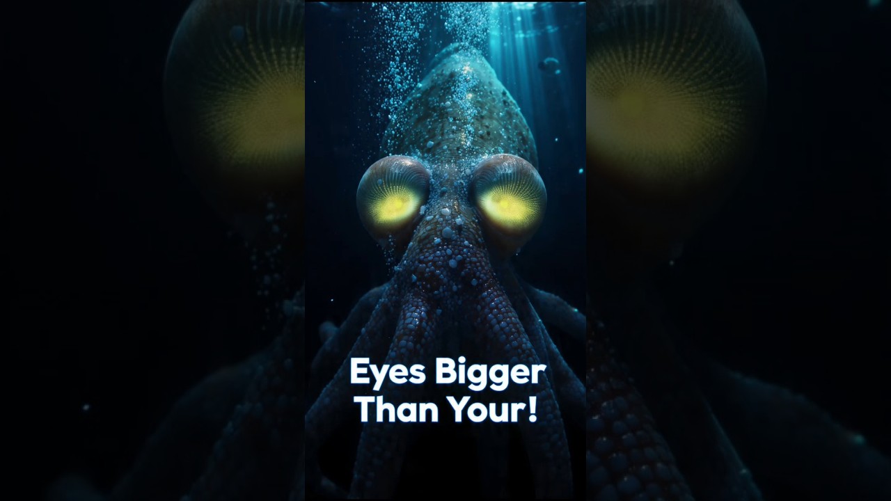 The Squid With Eyes Bigger Than Your Head! 👁️🦑 | Deep Sea Monster Explained