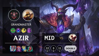 Azir Mid vs Lee Sin - BR Grandmaster Patch 11.5