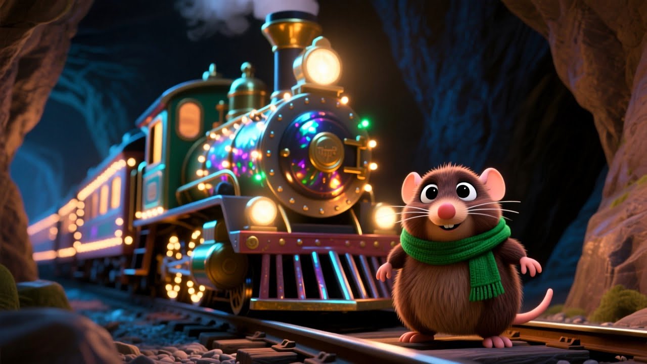 Magic Train Baby Mole 🚂🦦 | Fun Learning Video for Kids | Preschool Adventure and Learning