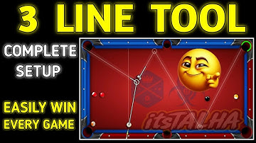 3 Line Tool Complete Setup | Win Every Game Easily in 8 Ball Pool 2025 🔥