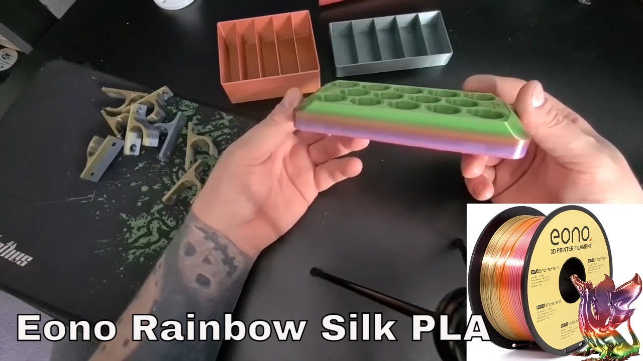 Amazon Branded Eono Rainbow PLA Prints and Review