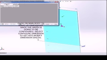 SOLIDWORKS Configurations with linked properties and sketch text
