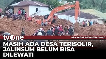 Alat Berat Dikerahkan Buka Akses Jalan Tertimbun Lumpur di Tapanuli Tengah | AKIS tvOne