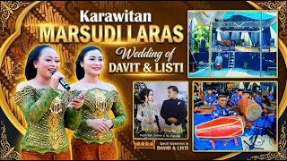 🔴 LIVE KARAWITAN MARSUDI LARAS | WEDDING ' DAVIT & LISTI  '| REVI AUDIO | 12-8-2026 SEMPU,TAMBAHREJO
