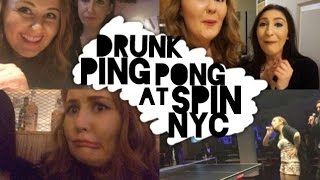 Drunk Ping-Pong At Spin Nyc Shelly Coco