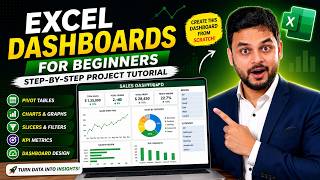 Excel Dashboards for Beginners | Step-by-Step Project Tutorial