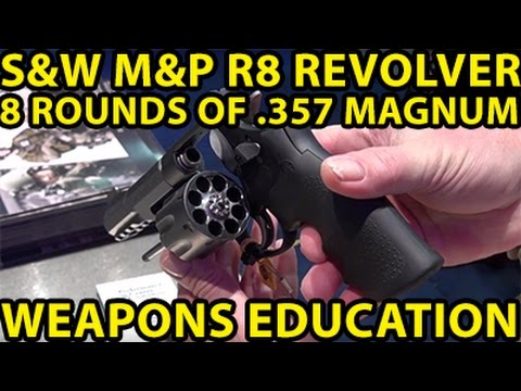 S&W M&P R8 Revolver 8 rounds .357 Mag Scandium Frame 686 Steel Magic WeaponsEducation