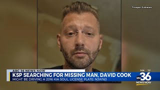 KSP searching for missing man, David Cook