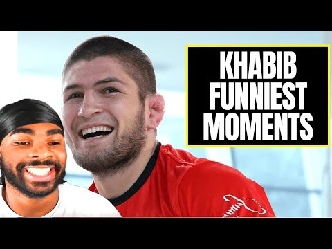 COULDNT STOP LAUGHING😂😂Khabib Nurmagomedov Funniest Moments REACTION