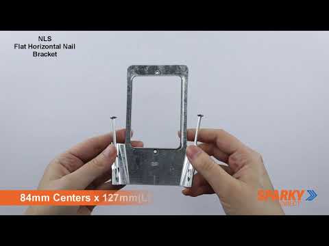 NLS Flat Horizontal Nail Bracket