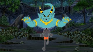 लूल्लू और गूंगा जिन || Lullu Ki Kahani || Funny Hindi Comedy Story || New Animated Kahani 2025 screenshot 2