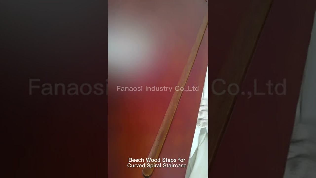 Beech wood treads for stairs