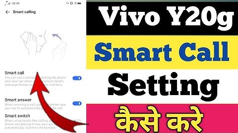 How To Smart Call Setting On Vivo Y20g || Vivo Y20g Smart Call कैसे करे || Tech Akhilesh