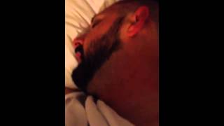 Aaron snores a lot